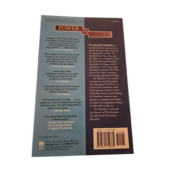 Power VS. Force the hidden determinants of human behavior by David R. Hawkins M. - Picture 5 of 5